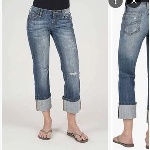 2 Pairs Stetson Women's 816 Fit Cropped Jeans 16